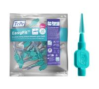 Brossettes Interdentaires TePe EasyFit, Turquoise, S/M, 20 pièces, élimination de la plaque dentaire, nettoyage efficace entre les dents, adaptées aux espaces petits à moyens