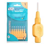 TePe Brossettes interdentaires extra-souples Orange 0,45 mm (Taille 1) 8 pièces