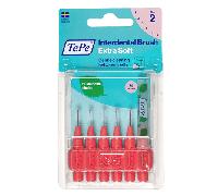 Brossettes Interdentaires TePe Extra-souples Rouge 0.5 mm 6 brossettes
