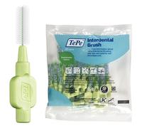 Brossettes interdentaires - TEPE - Extra-souples - Taille 5 (0,8 mm) - Vert - Pack de 20