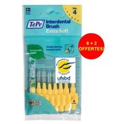 Brossettes interdentaires TePe Extra-souples - TEPE - Jaune 0.7mm ISO 4 - Nettoyage doux et efficace