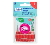 Brossettes Interdentaires TePe Originales Rouge 0.5 mm 6 brossettes