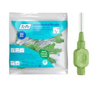 Brossettes Interdentaires TePe, Originales, Vert 0.8mm/ISO 5, 8pcs, élimine la plaque dentaire, nettoyage efficace entre les dents, pour espaces intermédiaires