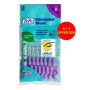 Brossettes interdentaires TePe Originales, violet 1.1mm ISO 6, 1 sachet de 8 brossettes