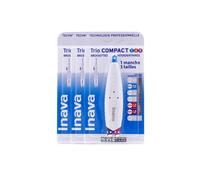 Brossettes Interdentaires Trio Compact (1.4.5) 0.8mm - 1,5mm- 1,8mm Lot de 3
