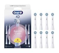 Brossettes - ORAL-B - iO refills Gentle Care - Pack de 8 - Blanc
