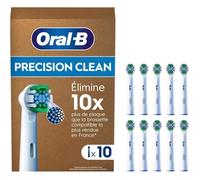 Brossettes - ORAL-B - Pro Precision Clean - Pack de 10 - Filaments en forme de X - Élimine 100% de plaque