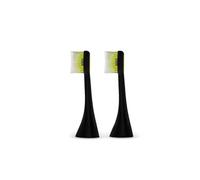 Brossettes ToothWave, Noir, Douces/Petites, 2 pièces