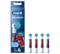 Brossettes x4 Spiderman, Marvel, Oral-B Pro Kids 3+, Pack de rechange, Pour enfant