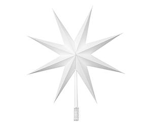 Broste Copenhagen 70080394 Top Star Dentelle de Noël en Papier de Couleur Blanche, 30 cm