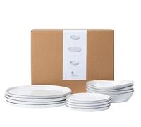 Broste Copenhagen 80019733 Salt Service de table en faïence Blanc
