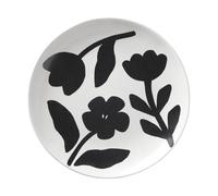 Broste Copenhagen Assiette Flora Ø26 cm Black-off white