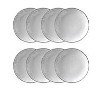 Broste Copenhagen Assiette Nordic Sand Ø20 cm lot de 8