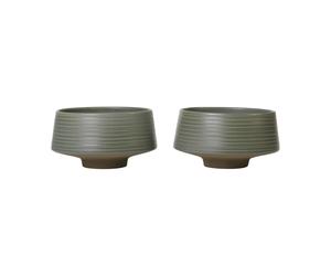 Broste Copenhagen Bol Miko Ø14 cm lot de 2 Dark green
