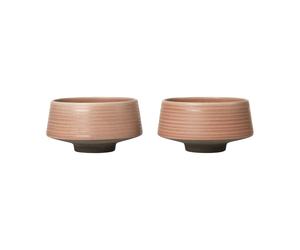 Broste Copenhagen Bol Miko Ø14 cm lot de 2 Dusty pink