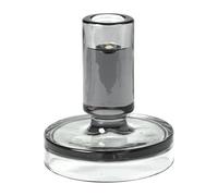 Broste Copenhagen Bougeoir Petra smoked pearl dark grey 11 cm