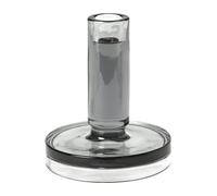 Broste Copenhagen Bougeoir Petra smoked pearl dark grey 14 cm