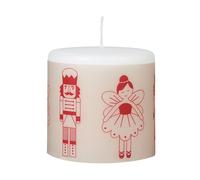 Broste Copenhagen Bougie Fairy Tale 8 cm Blanc-rouge