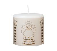 Broste Copenhagen Bougie Fairy Tale 8 cm Blanc-vert