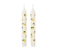 Broste Copenhagen Bougies Lemon 2 pièces White-yellow