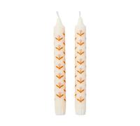 Broste Copenhagen Bougies Tulip 2 pièces White-soft pink