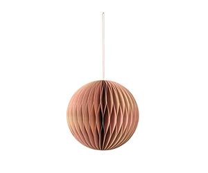 Broste Copenhagen Boule en papier - Rose - 13 x 13 cm - 70080425