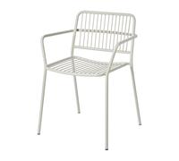 Broste Copenhagen Chaise à accoudoirs Eden Beige grey