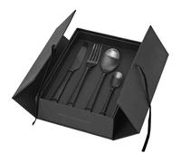 Broste Copenhagen Couverts Hune 4 pièces Titane noir mat