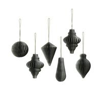 Décorations de noël Broste Copenhagen DECO 'CHRISTMAS MIX' PAPIER X6 Vert Unique