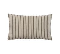Broste Copenhagen Housse de coussin Karen Light beige-black. 30x50 cm