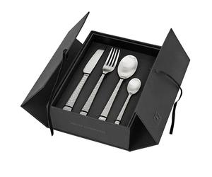 Broste Copenhagen Hune couverts 16 pcs Brushed satin hammered