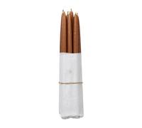 Broste Copenhagen Lot de 10 bougies anciennes trempées Broste Copenhagen Mocca