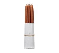 Broste Copenhagen Lot de 10 bougies anciennes trempées Broste Copenhagen Terracotta