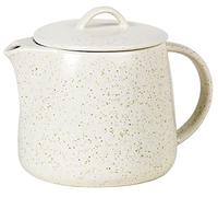 Broste Copenhagen Nordic Vanilla 14533437 Théière en grès vanille 11,6 x 14,5 x 12 cm