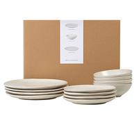 Broste Copenhagen Nordic Vanilla 80019750 Service de table 12 pièces en grès vanille
