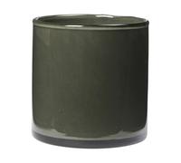 Broste Copenhagen Photophore Solai Hurricane Dark Green. Ø10 cm