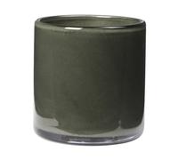 Broste Copenhagen Photophore Solai Hurricane Dark Green. Ø8 cm