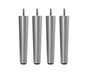 Broste Copenhagen Pied pour meubles Wind 20cm Lot de 4 Argenté
