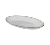 Broste Copenhagen Plat de service oval Nordic Sand 13.6x22 cm