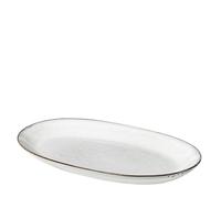 Broste Copenhagen plat de service ovale Nordic Sand 30 cm faïence sable