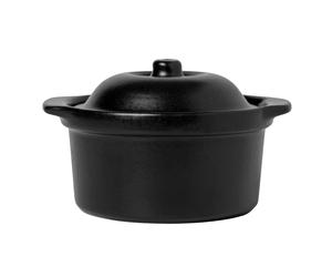 Broste Copenhagen Plat pour le four Vig avec couvercle noir Grand