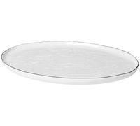 Broste Copenhagen SALT 14533194 Plat de service en porcelaine