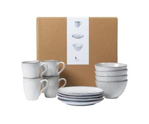 Broste Copenhagen Set de petit-déjeuner Nordic Sand 12 pièces