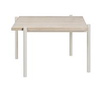 Broste Copenhagen Table basse Elaine 54.2x54.2 cm White ash