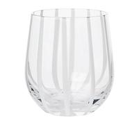 Broste Copenhagen Verre à boire Stripe 35 lear-white stripes