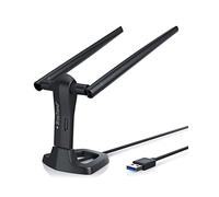 BrosTrend 1200Mbps Linux USB Clé WiFi Adaptateur Compatible avec Kali, Ubuntu, Mint, Debian, Raspbian, Lubuntu, Xubuntu, Mate, Zorin, Raspberry Pi 2+, Windows 11, Longue Portée 2 X 5dBi Antennes, WPA3
