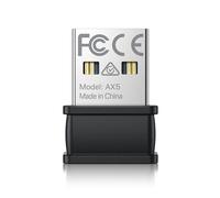 BrosTrend AX300 Nano Clé WiFi 6, Cle USB WiFi pour PC Compatible avec Windows 11/10/7, Portable Clef sans Fil Adaptateur USB 2.0, 2.4GHz Seulement, 286Mbps Dongle Wi-FI, Installation Facile, OFDMA