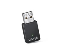 BrosTrend AX900 Mini Clé WiFi Linux pour Ubuntu, Mint, Debian, Zorin, Raspberry Pi OS, Kubuntu, Mate, Windows etc. Clé USB Dongle WiFi Linux Wi-Fi 6 Double Bande 5GHz 600Mbps + 2.4GHz 286Mbps, USB 2.0