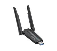 BrosTrend AXE3000 Clé WiFi Linux Plug & Play, Tri-Band WiFi 6E 6GHz/5G/2.4G