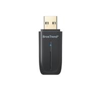 BrosTrend Clé WiFi Bluetooth pour PC, Wi-FI 6 AX900 & . , Cle WiFi 6 Puissante, Dongle Bluetooth Wi-FI USB Adaptateur pour Windows 11/10, Double Bande 5GHz 600Mbps + 2.4GHz 286Mbps, MU-MIMO